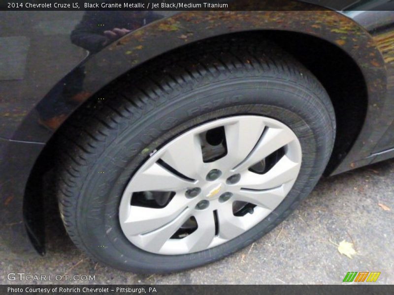 Black Granite Metallic / Jet Black/Medium Titanium 2014 Chevrolet Cruze LS