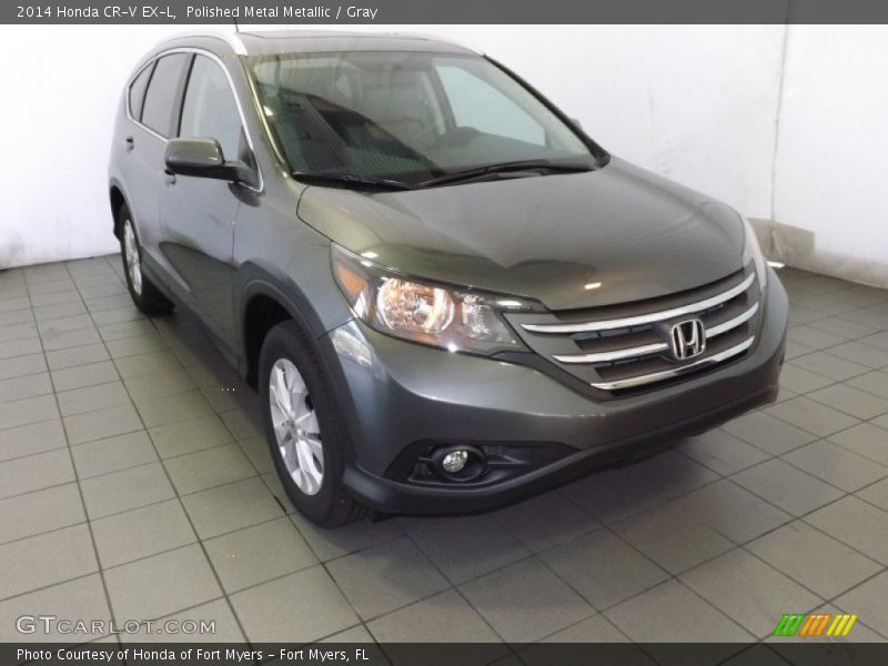Polished Metal Metallic / Gray 2014 Honda CR-V EX-L