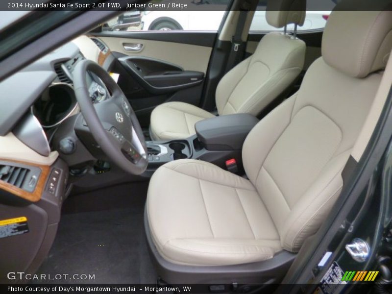 Front Seat of 2014 Santa Fe Sport 2.0T FWD