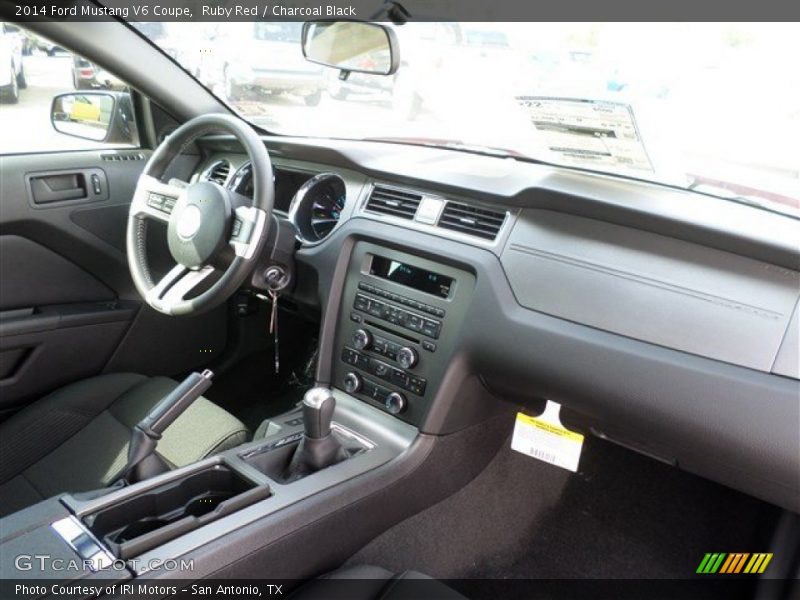 Ruby Red / Charcoal Black 2014 Ford Mustang V6 Coupe