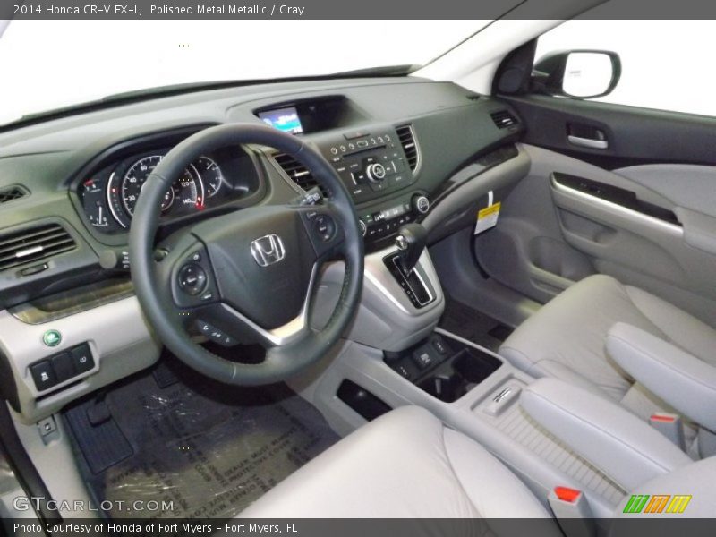 Polished Metal Metallic / Gray 2014 Honda CR-V EX-L