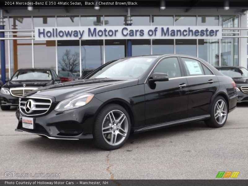 Black / Chestnut Brown/Black 2014 Mercedes-Benz E 350 4Matic Sedan