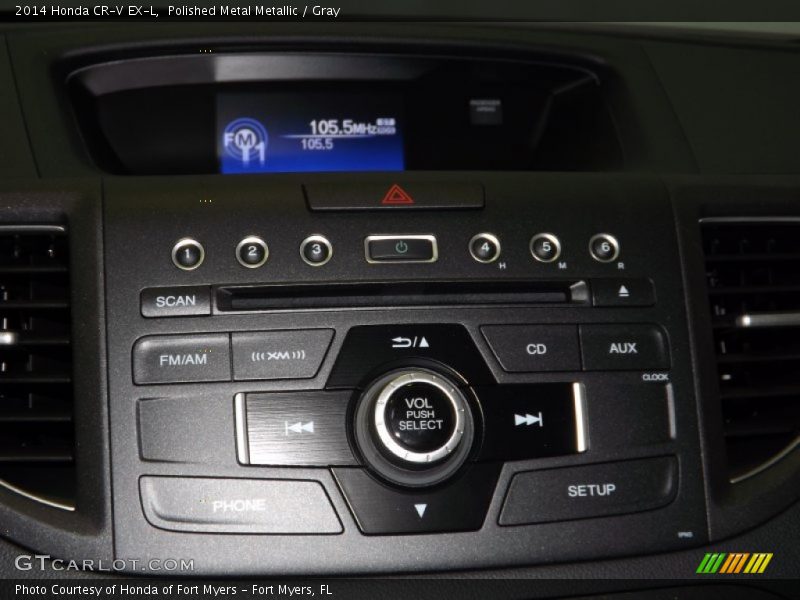Polished Metal Metallic / Gray 2014 Honda CR-V EX-L