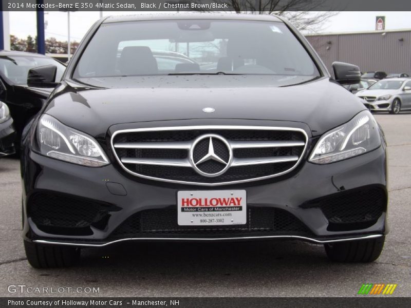 Black / Chestnut Brown/Black 2014 Mercedes-Benz E 350 4Matic Sedan