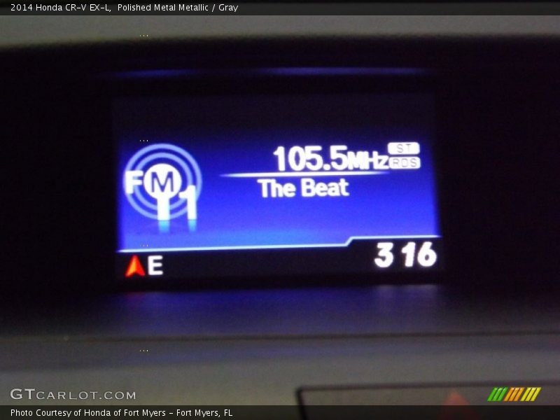 Polished Metal Metallic / Gray 2014 Honda CR-V EX-L