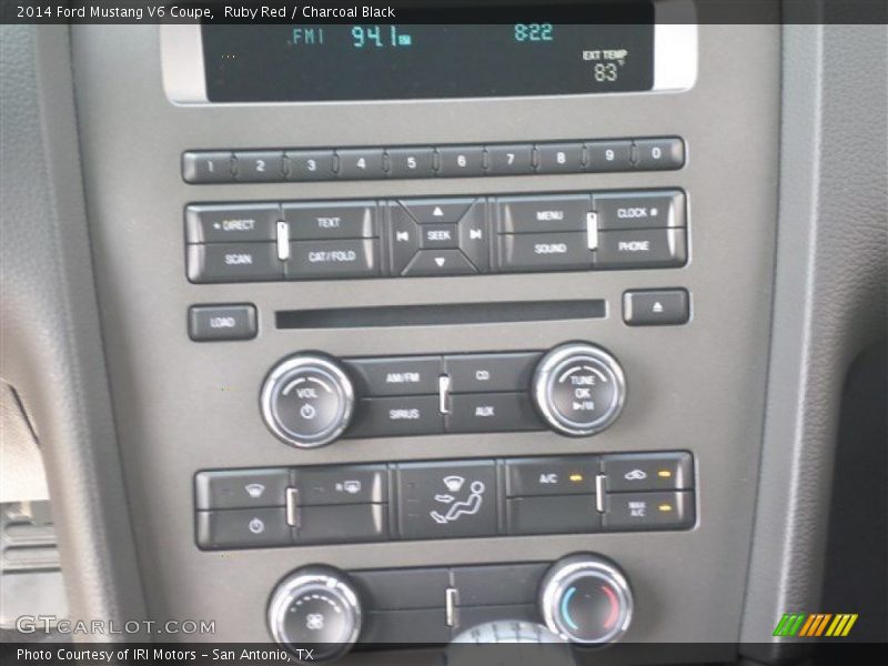 Ruby Red / Charcoal Black 2014 Ford Mustang V6 Coupe