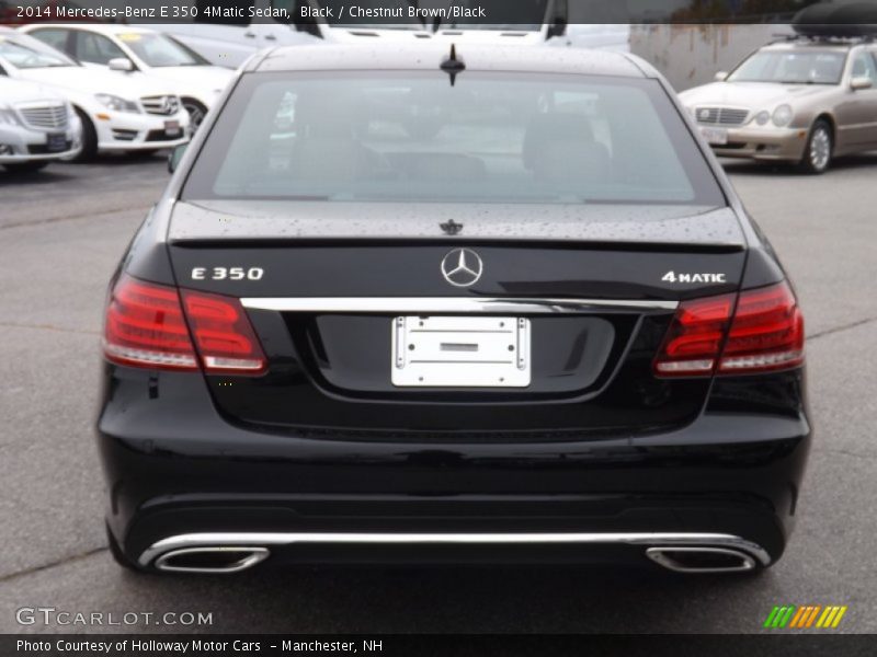 Black / Chestnut Brown/Black 2014 Mercedes-Benz E 350 4Matic Sedan
