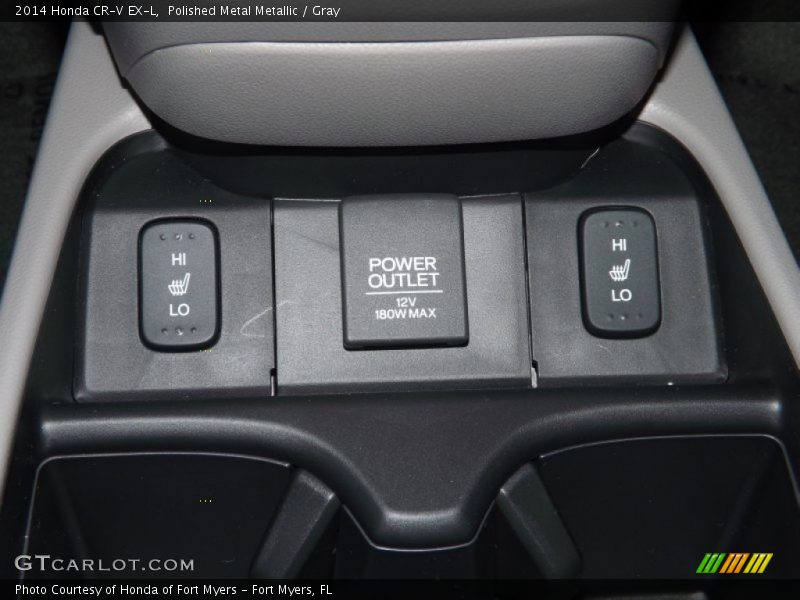 Polished Metal Metallic / Gray 2014 Honda CR-V EX-L