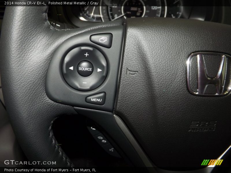 Polished Metal Metallic / Gray 2014 Honda CR-V EX-L