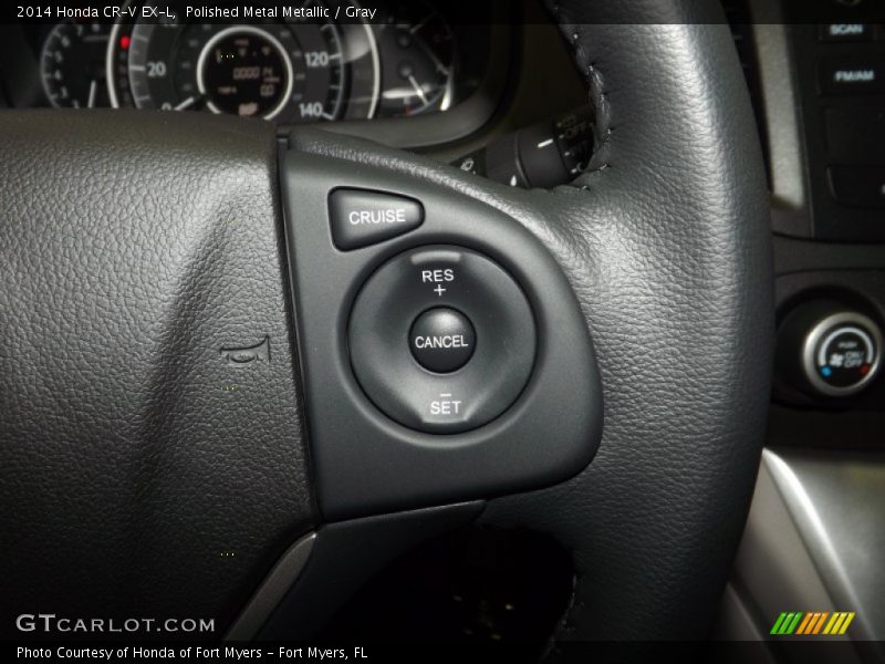 Polished Metal Metallic / Gray 2014 Honda CR-V EX-L