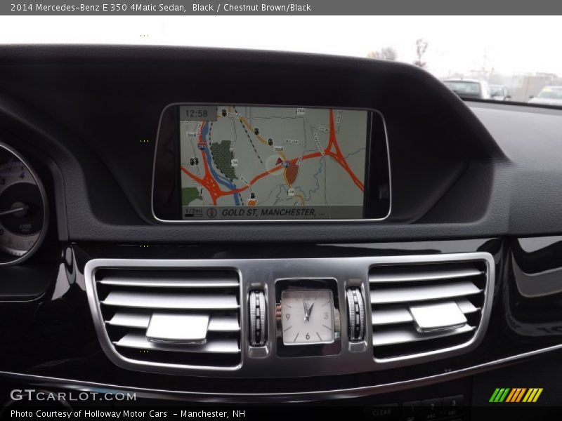 Black / Chestnut Brown/Black 2014 Mercedes-Benz E 350 4Matic Sedan