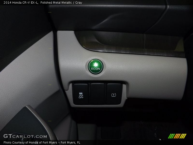 Polished Metal Metallic / Gray 2014 Honda CR-V EX-L
