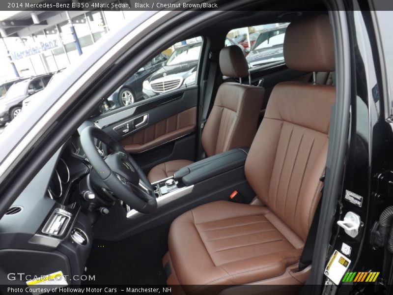 Black / Chestnut Brown/Black 2014 Mercedes-Benz E 350 4Matic Sedan