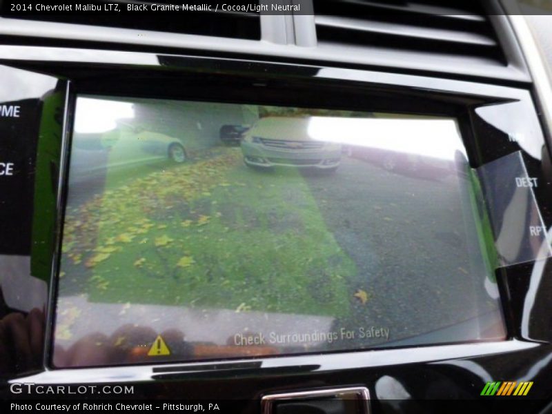 Black Granite Metallic / Cocoa/Light Neutral 2014 Chevrolet Malibu LTZ