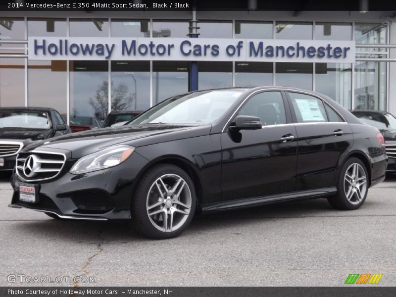 Black / Black 2014 Mercedes-Benz E 350 4Matic Sport Sedan