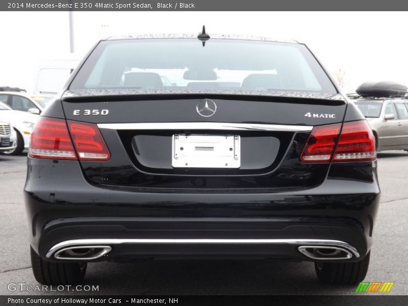 Black / Black 2014 Mercedes-Benz E 350 4Matic Sport Sedan