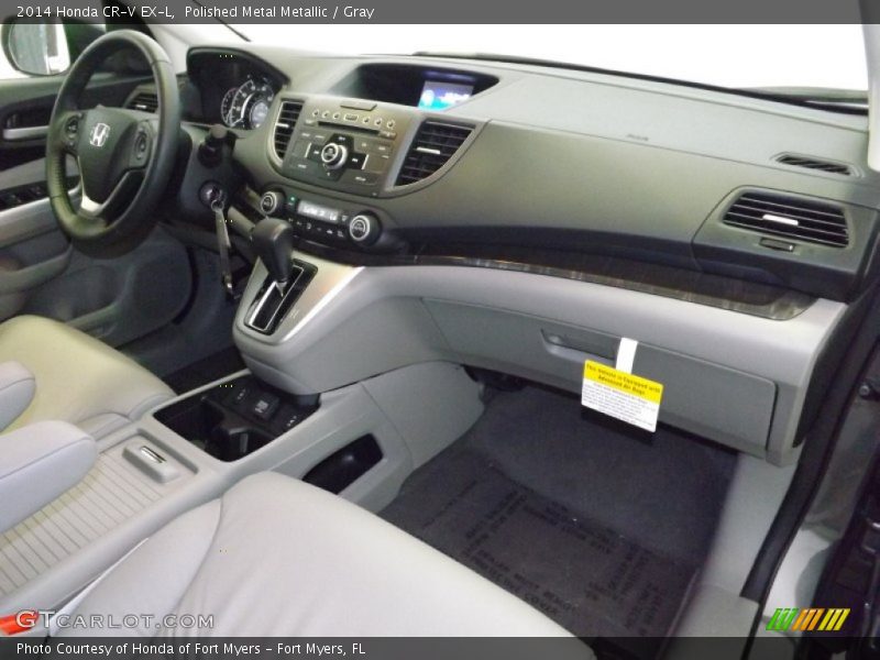 Polished Metal Metallic / Gray 2014 Honda CR-V EX-L