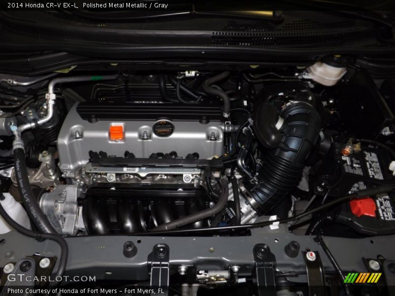 Polished Metal Metallic / Gray 2014 Honda CR-V EX-L