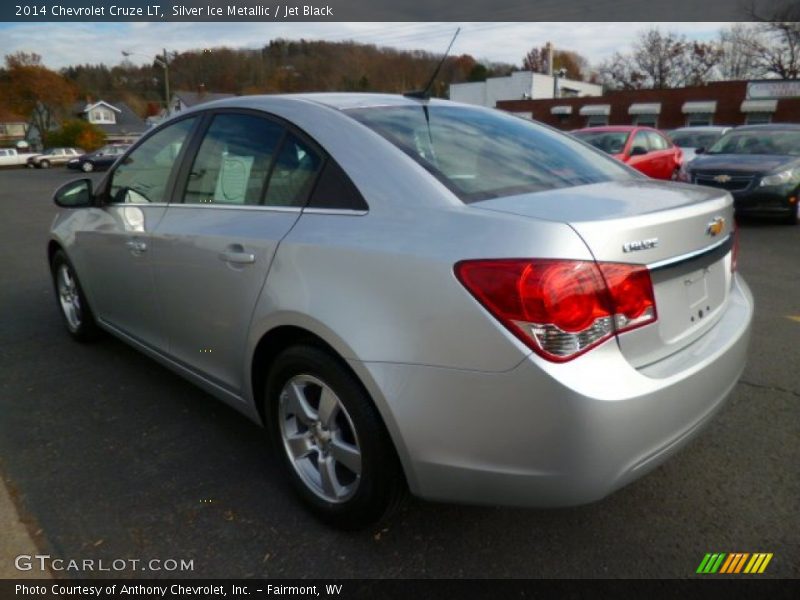 Silver Ice Metallic / Jet Black 2014 Chevrolet Cruze LT
