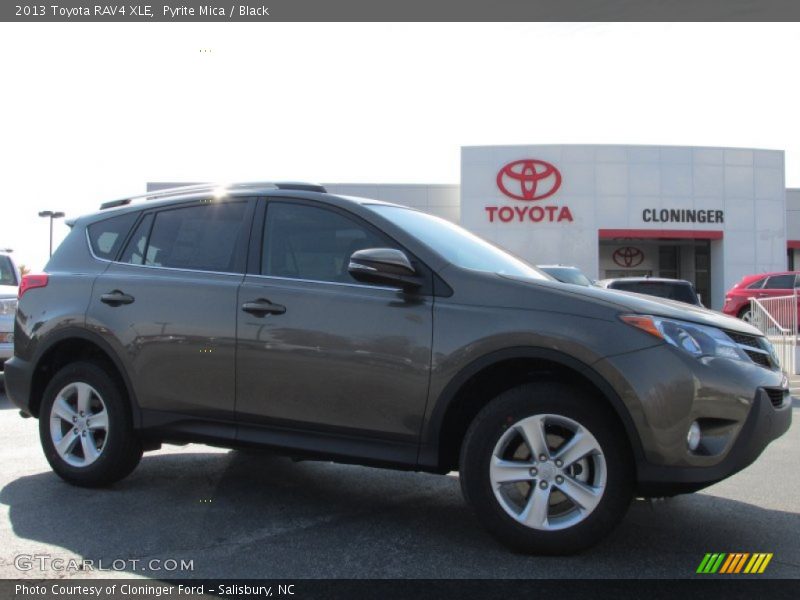 Pyrite Mica / Black 2013 Toyota RAV4 XLE