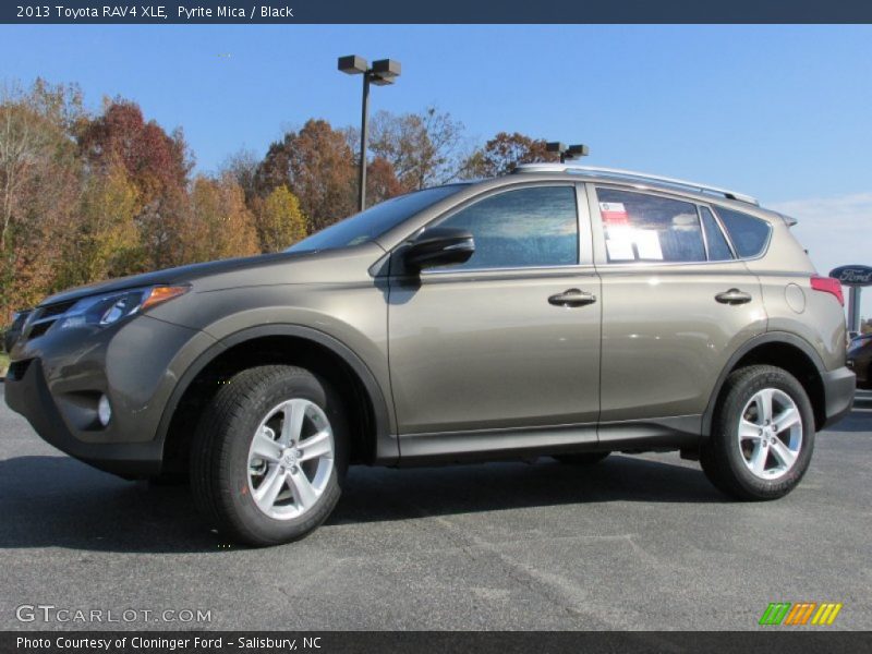 Pyrite Mica / Black 2013 Toyota RAV4 XLE