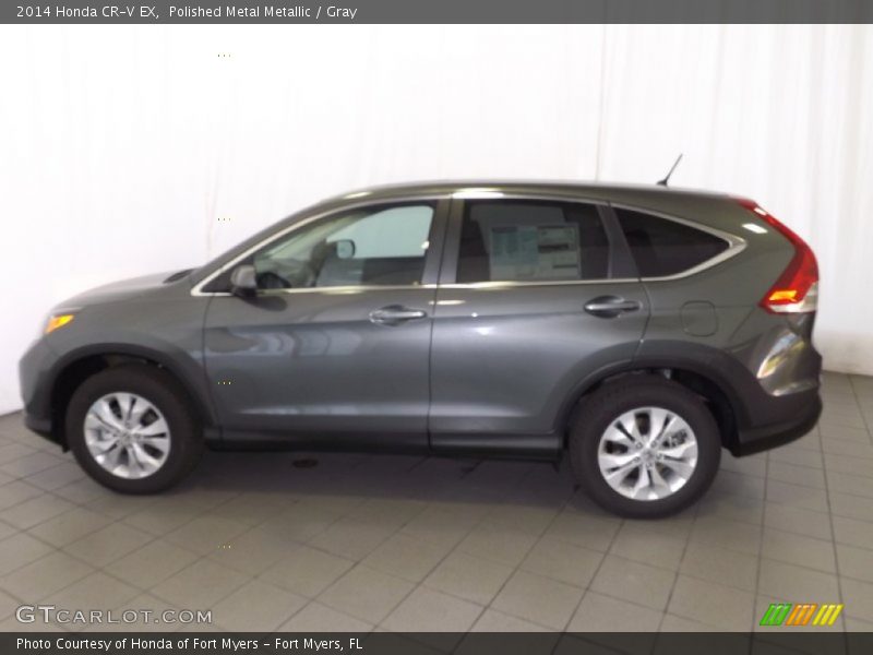Polished Metal Metallic / Gray 2014 Honda CR-V EX