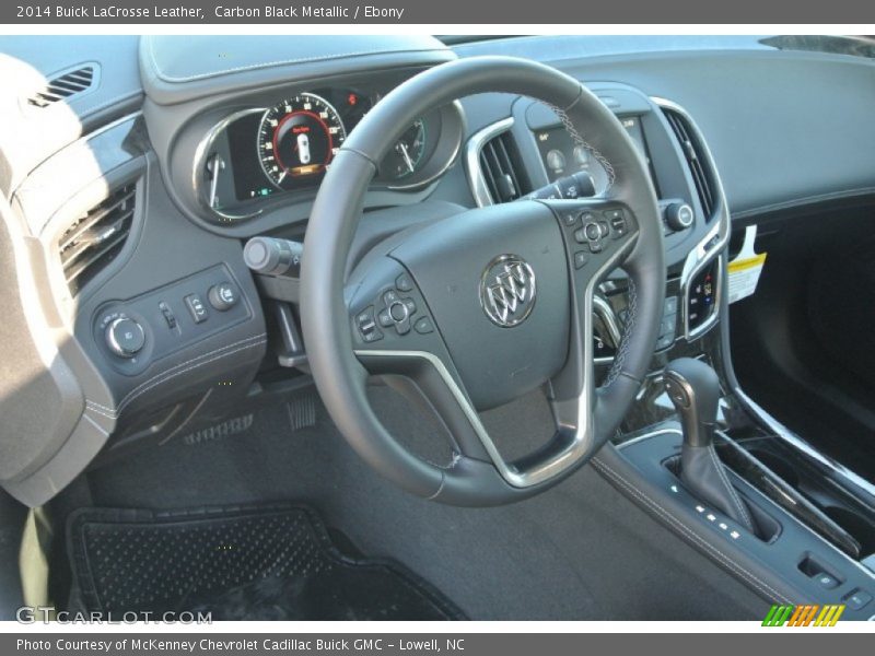 Carbon Black Metallic / Ebony 2014 Buick LaCrosse Leather