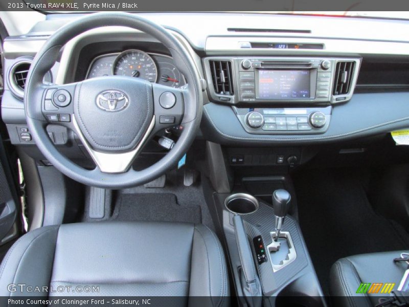 Pyrite Mica / Black 2013 Toyota RAV4 XLE