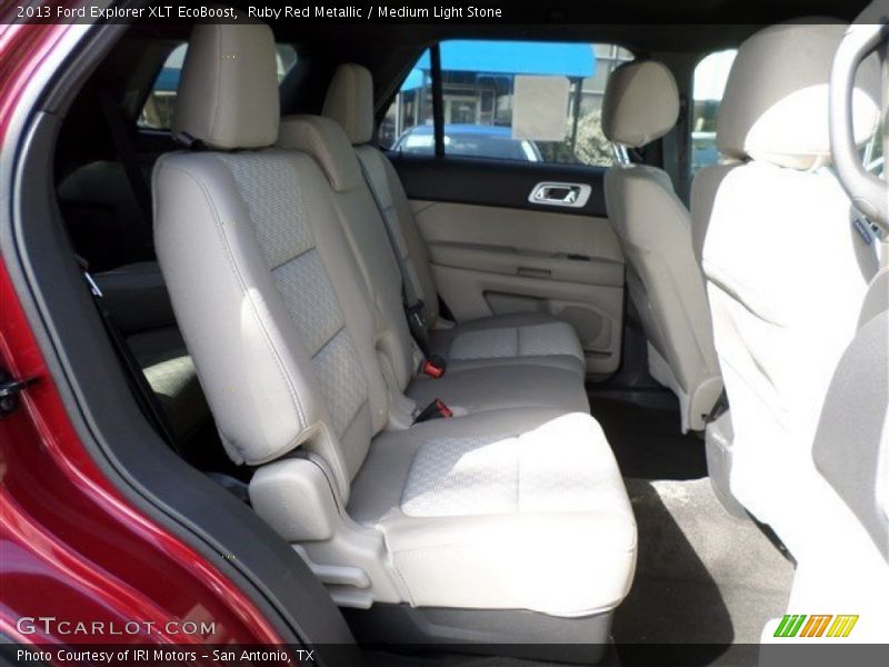 Ruby Red Metallic / Medium Light Stone 2013 Ford Explorer XLT EcoBoost
