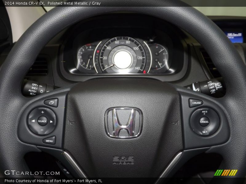 Polished Metal Metallic / Gray 2014 Honda CR-V EX