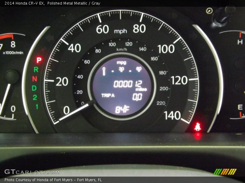Polished Metal Metallic / Gray 2014 Honda CR-V EX