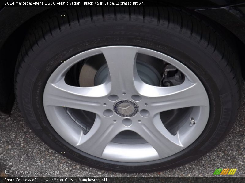 Black / Silk Beige/Espresso Brown 2014 Mercedes-Benz E 350 4Matic Sedan