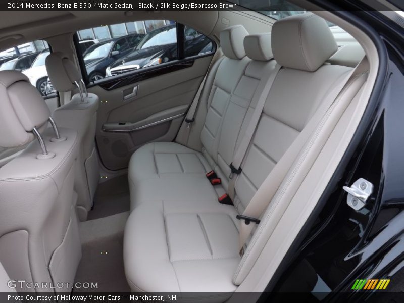Black / Silk Beige/Espresso Brown 2014 Mercedes-Benz E 350 4Matic Sedan