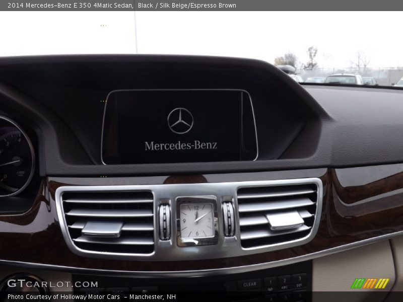 Black / Silk Beige/Espresso Brown 2014 Mercedes-Benz E 350 4Matic Sedan