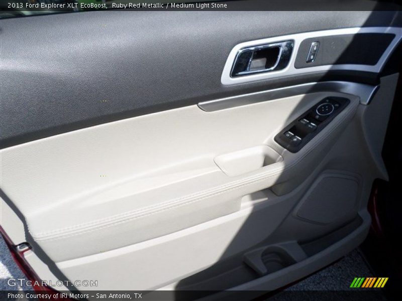 Ruby Red Metallic / Medium Light Stone 2013 Ford Explorer XLT EcoBoost