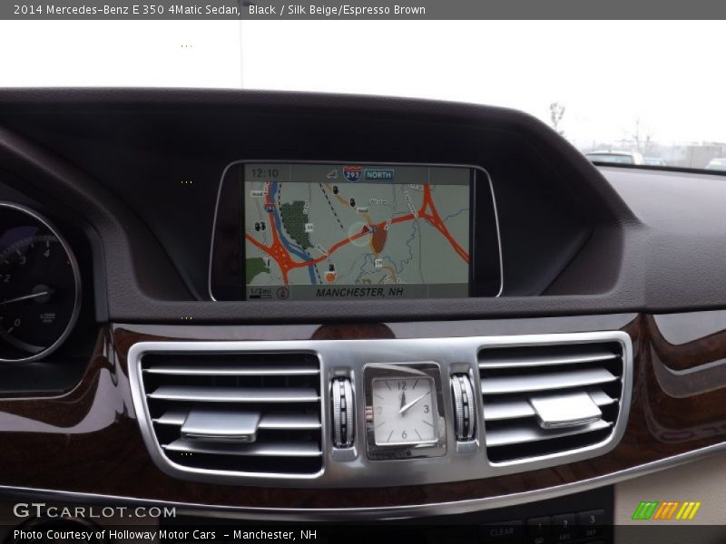 Black / Silk Beige/Espresso Brown 2014 Mercedes-Benz E 350 4Matic Sedan