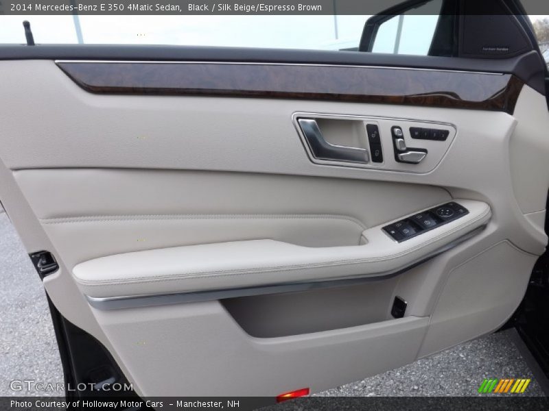 Black / Silk Beige/Espresso Brown 2014 Mercedes-Benz E 350 4Matic Sedan