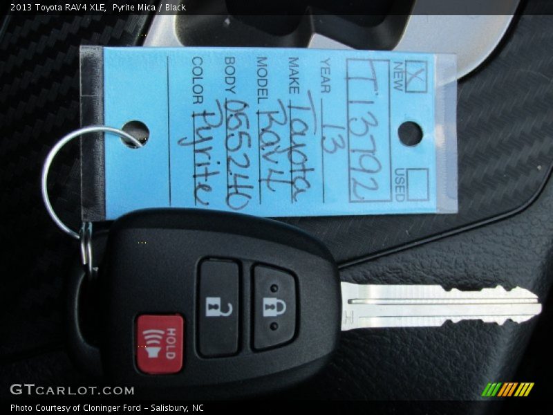 Pyrite Mica / Black 2013 Toyota RAV4 XLE