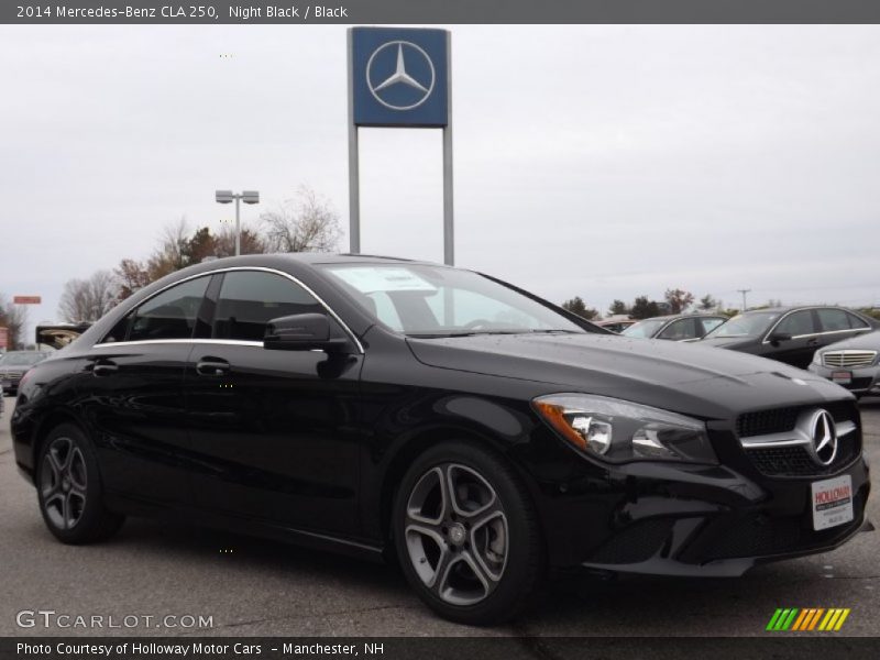 Night Black / Black 2014 Mercedes-Benz CLA 250