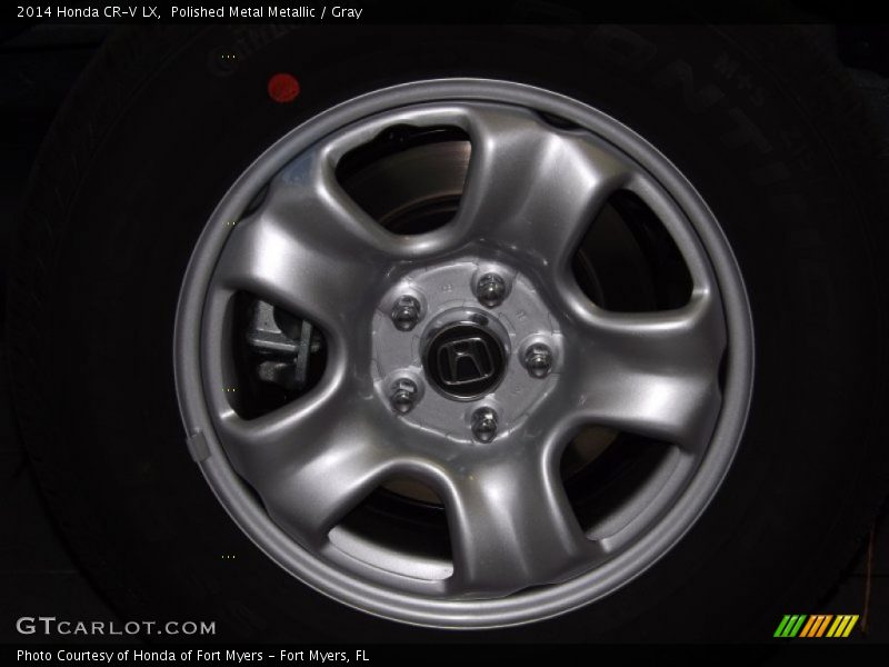 Polished Metal Metallic / Gray 2014 Honda CR-V LX