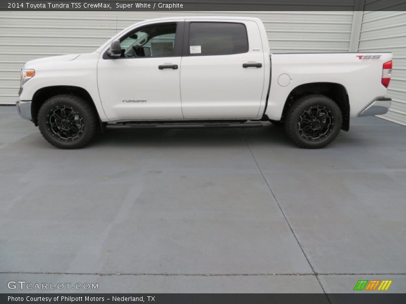 Super White / Graphite 2014 Toyota Tundra TSS CrewMax