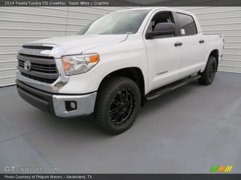 Super White / Graphite 2014 Toyota Tundra TSS CrewMax