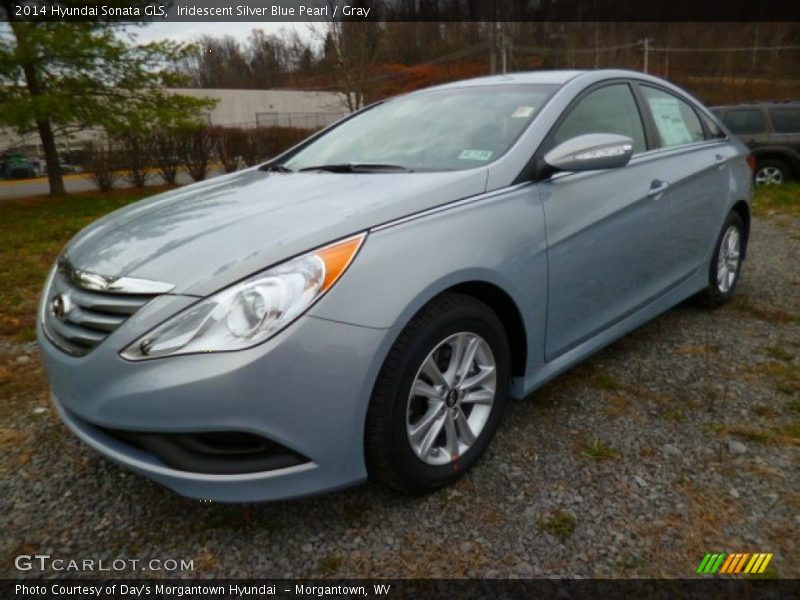 Iridescent Silver Blue Pearl / Gray 2014 Hyundai Sonata GLS