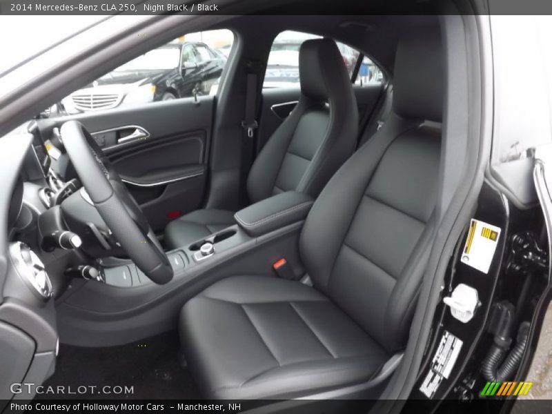 Night Black / Black 2014 Mercedes-Benz CLA 250