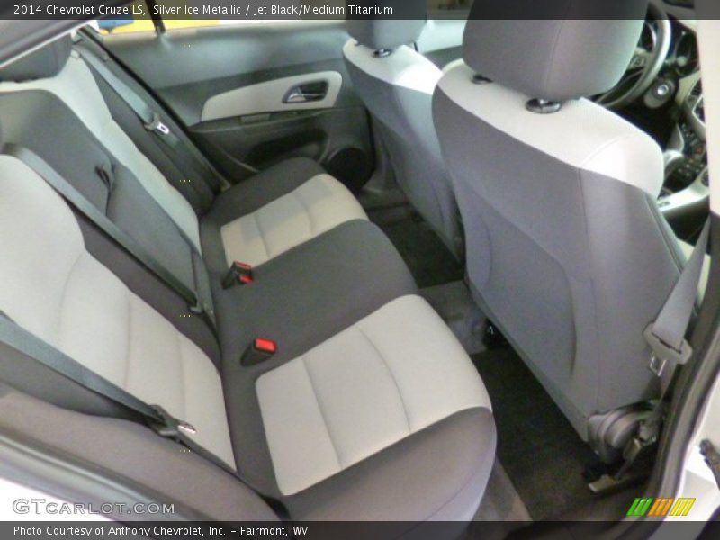 Silver Ice Metallic / Jet Black/Medium Titanium 2014 Chevrolet Cruze LS