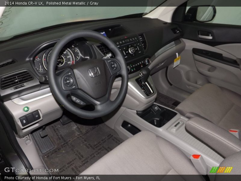 Polished Metal Metallic / Gray 2014 Honda CR-V LX
