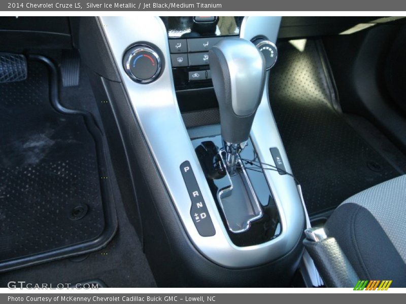 Silver Ice Metallic / Jet Black/Medium Titanium 2014 Chevrolet Cruze LS