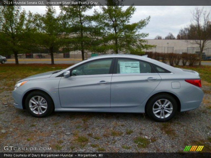 Iridescent Silver Blue Pearl / Gray 2014 Hyundai Sonata GLS