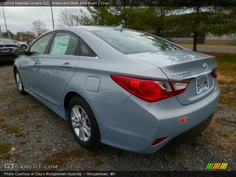 Iridescent Silver Blue Pearl / Gray 2014 Hyundai Sonata GLS