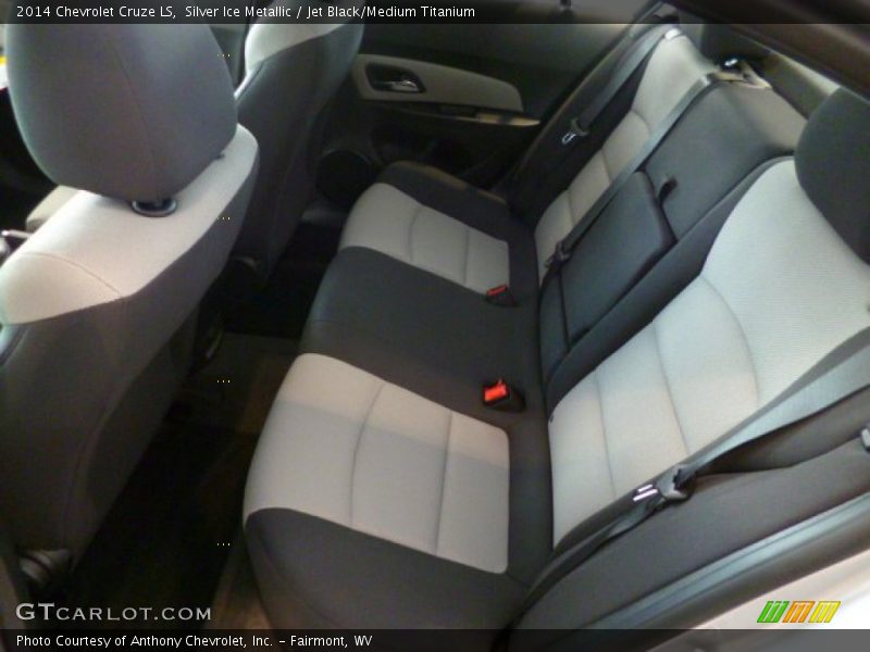 Silver Ice Metallic / Jet Black/Medium Titanium 2014 Chevrolet Cruze LS